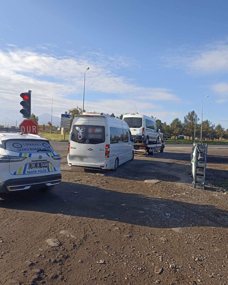 Personel servisleri denetlendi