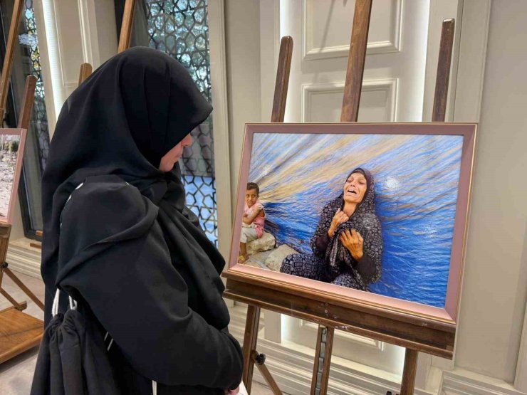 ’Gazze Fotoğraf Sergisi’ duygusal anlara sahne oldu