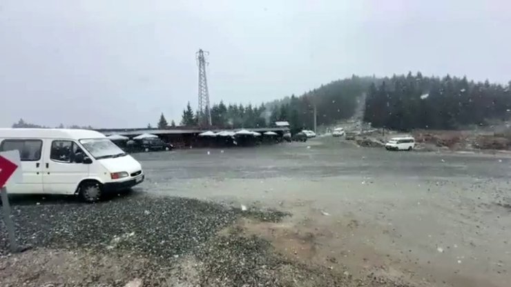 Ordu’nun yükseklerine mevsimin ilk karı düştü