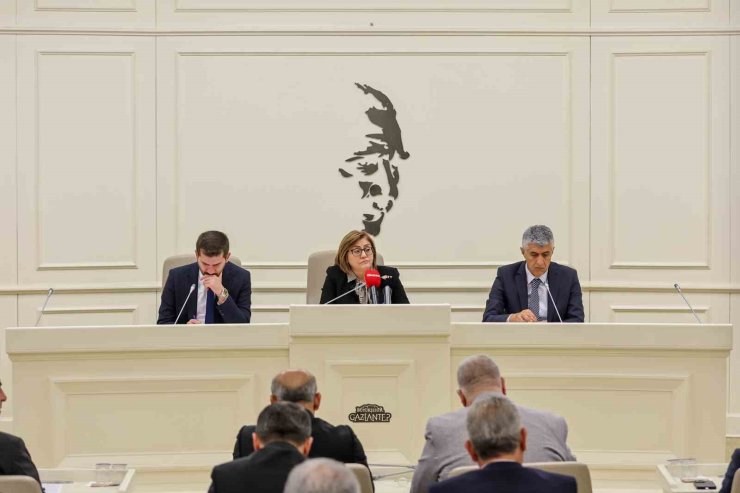 Gaziantep Büyükşehir Belediyesi Ekim Ayı Meclisi toplandı