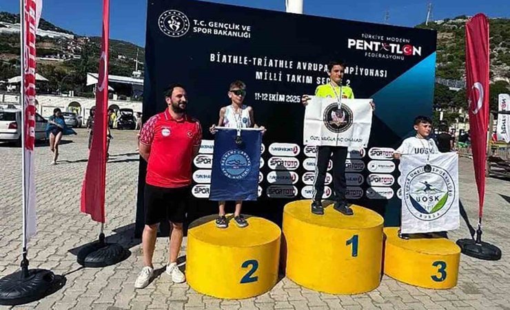 Muğla Büyükşehir sporcusu Batur Genç’ten iki günde iki Türkiye şampiyonluğu