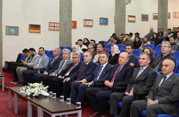 ASFAT Genel Müdürü Prof. Dr. İlbaş’tan Rektör Altun’a Ziyaret ve ERÜ’de Açılış Dersi