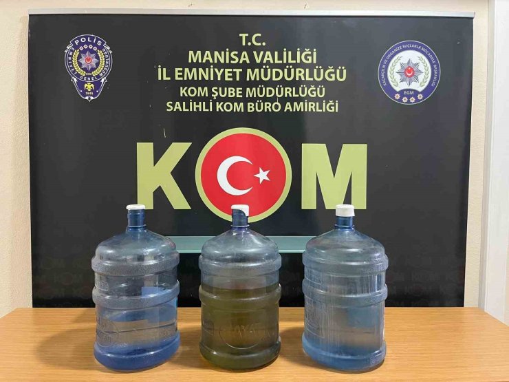 Manisa’da kaçak alkol operasyonu