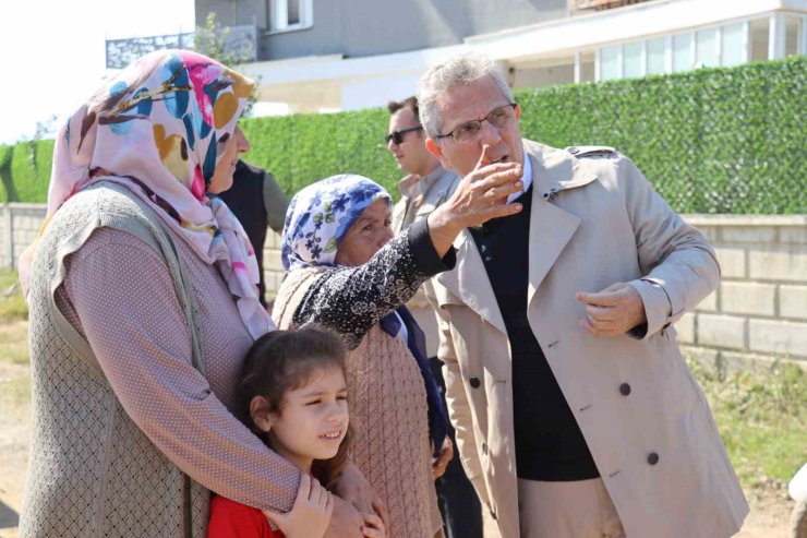 Başkan Tetik, sabah mesaisine Sümer Mahallesi’nde başladı