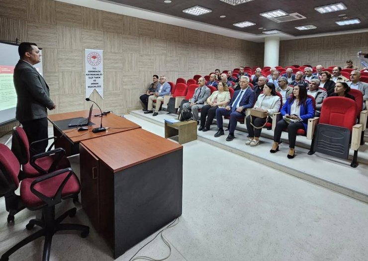 Germencik’te muhtarlar bilgilendirildi