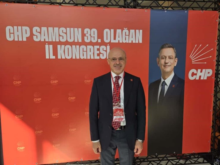 CHP Samsun İl Başkanlığına Mehmet Özdağ tekrar seçildi