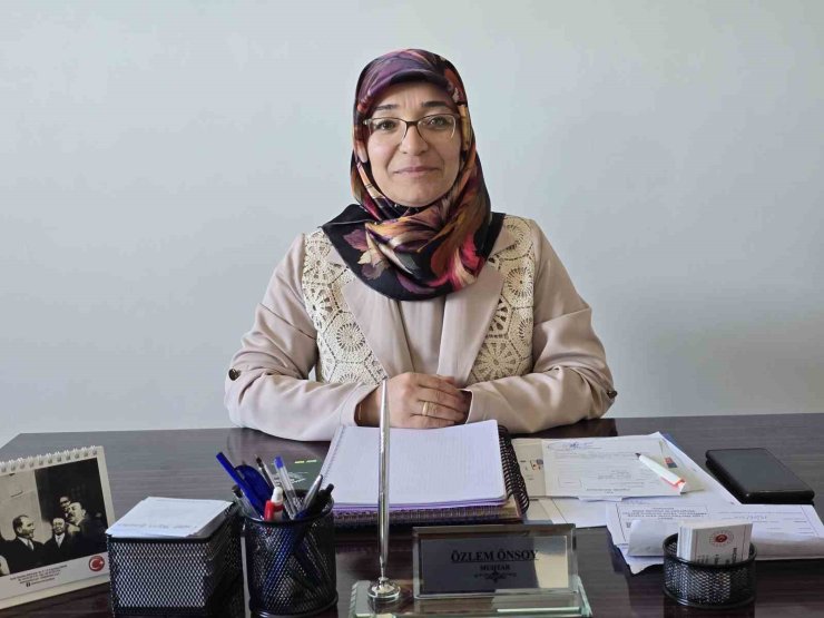 Erkeklere yakıştırılan muhtarlık mesleğinin, Yozgat’taki iki kadın temsilcisinden biri