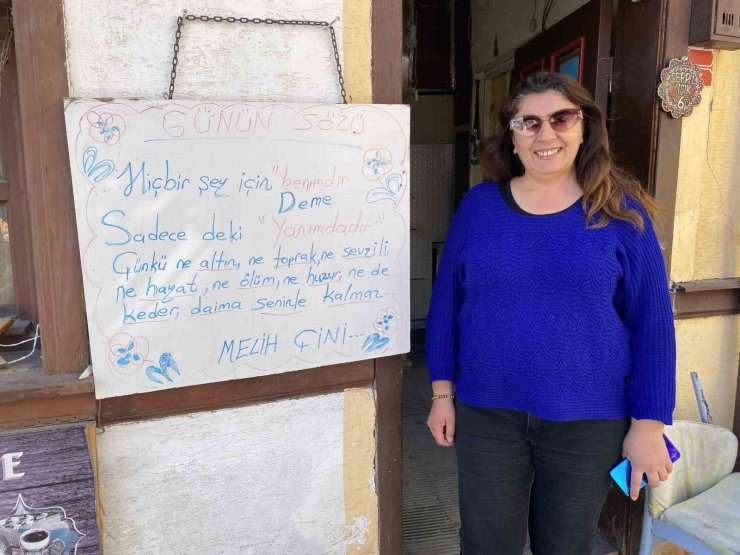 Çini ustasının 7 Şubat 2023’te yazdığı ’Günün Sözü’ dikkat çekiyor