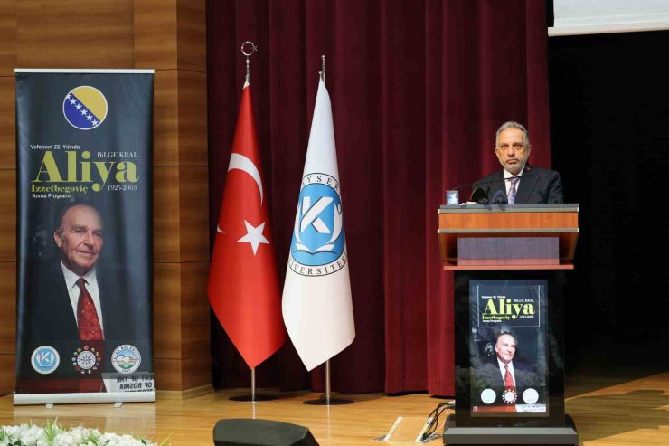 Talas Belediyesi’nden ‘Bilge Kral’ Aliya İzzetbegoviç’e anlamlı anma