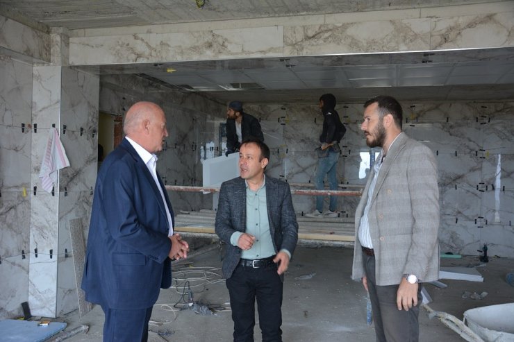 Babadağ sosyal tesislerinde çalışmalar hızla devam ediyor