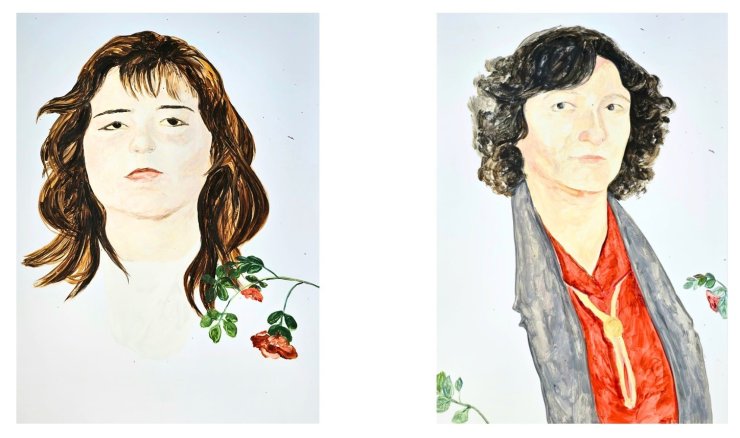 Aynı gülün yanında adlı kişisel resim sergisi yayında