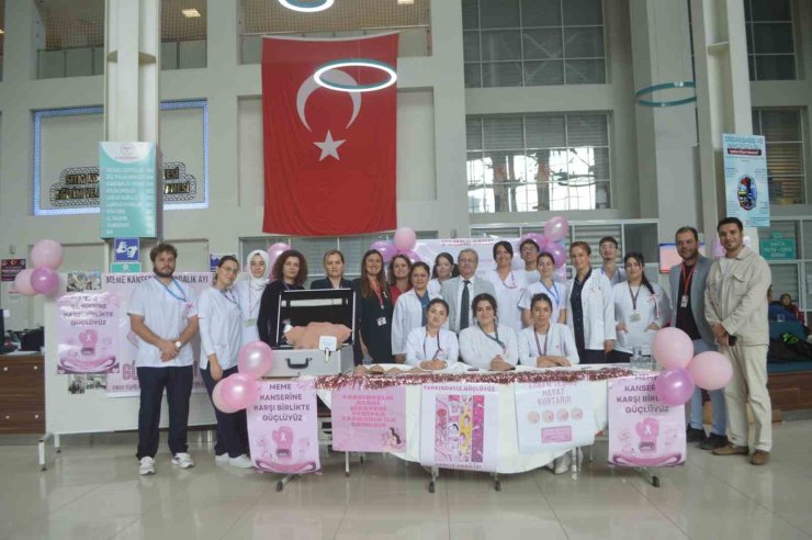 Meme kanseri farkındalık ayı kapsamında MSKÜ’den anlamlı etkinlik