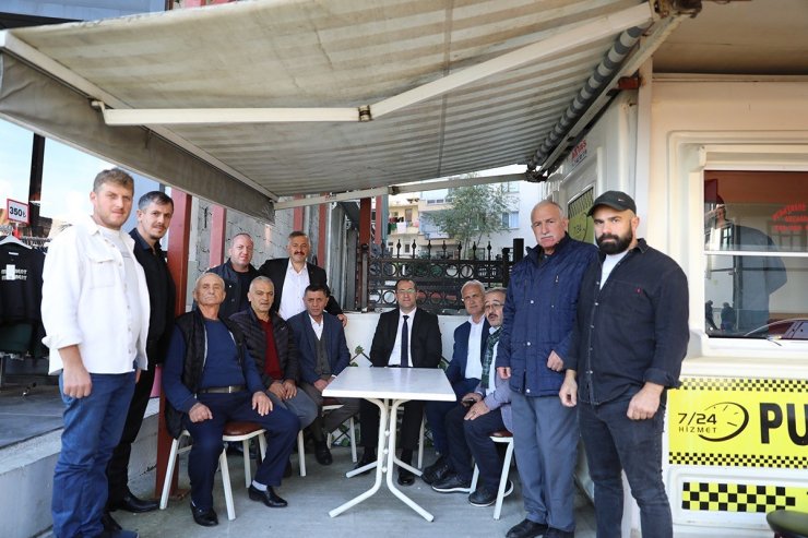 Başkan Ekim’den taksici esnafını ziyaret