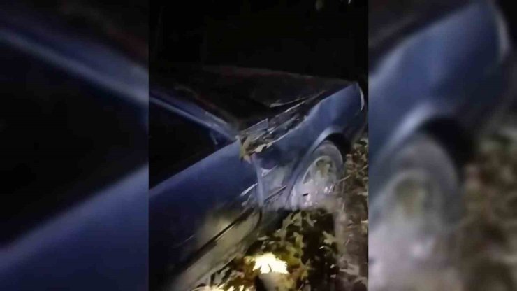 Sinop’ta otomobil şarampole yuvarlandı: 3 yaralı