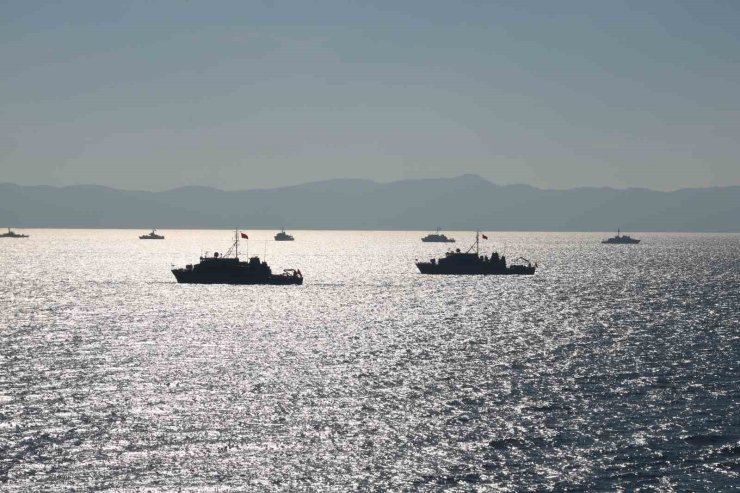 Saros’ta nefes kesen tatbikat