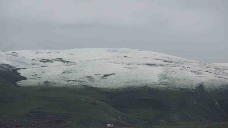 Ardahan’da yüksek kesimler beyaza büründü