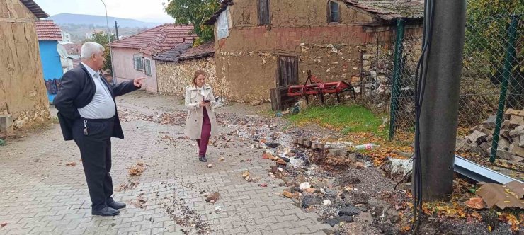 Bilecik’te sağanak yağış sonrası temizlik