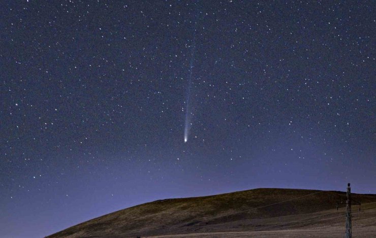 Lemmon kuyruklu yıldızı Bitlis semalarında parladı