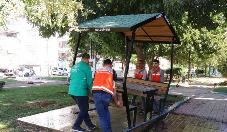 Haliliye Belediyesi ilçedeki parkları yeniliyor