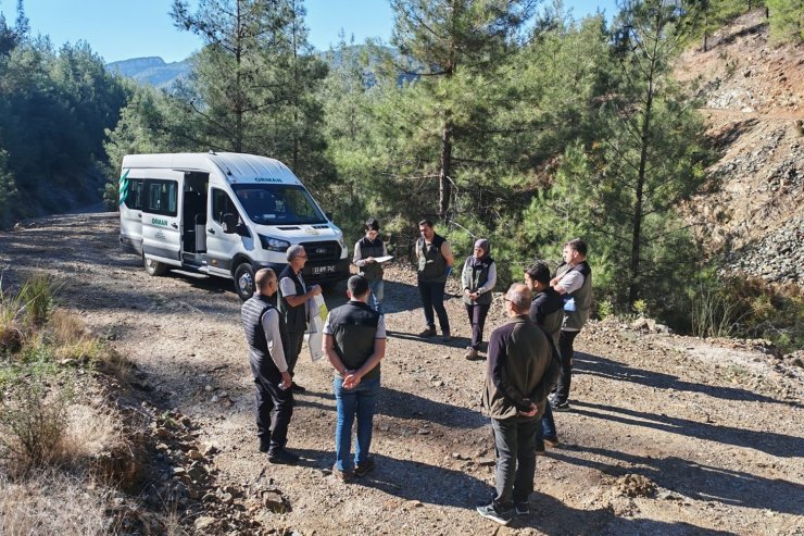 Mersin Orman Bölge Müdürlüğü’nde saha eğitimleri devam ediyor