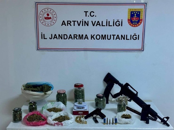 Artvin’de uyuşturucu operasyonu