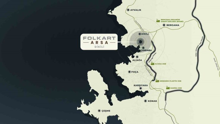 Folkart, Dikili’de 518 villa imarlı parseli satışa sundu