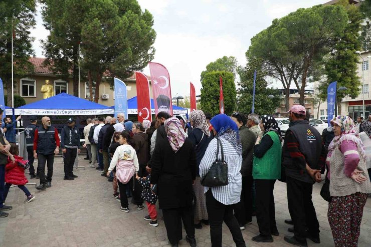Büyükşehir’in ata tohumlarına Çine’de yoğun ilgi