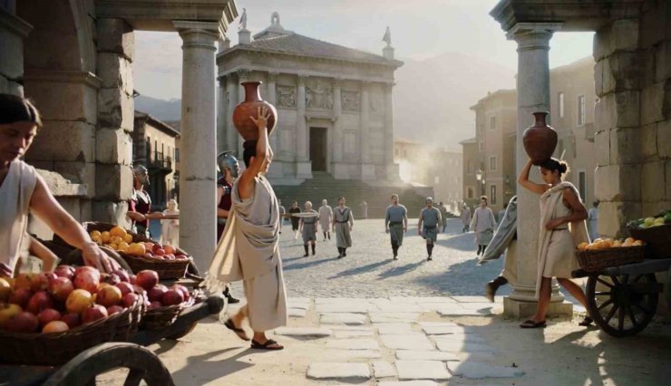 Pompeiopolis Antik Kenti’nde 2 bin yıllık tarih yapay zekayla canlandı