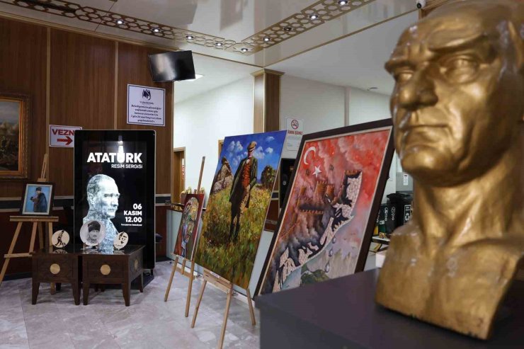 Yunusemre’den Atatürk anısına anlamlı sergi