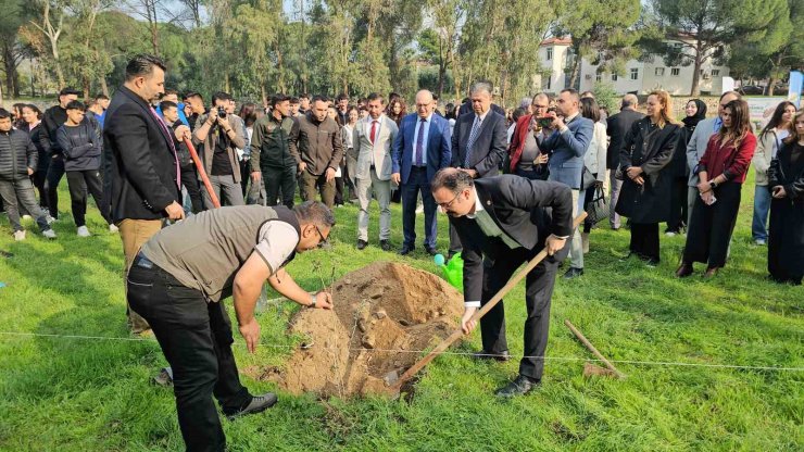 Sultanhisar’da fidanlar toprakla buluştu