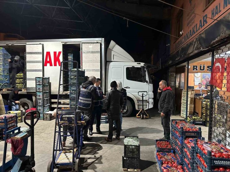 Defterdarlıktan Zonguldak Hali’ne şafak denetimi