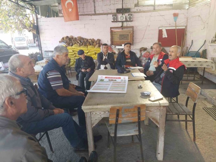 Koçarlı’da üreticilerle şap hastalığı ve tarımsal desteklemeler görüşüldü