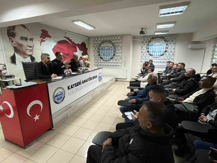 Kayseri U14 Ligi fikstür çekimi yapıldı