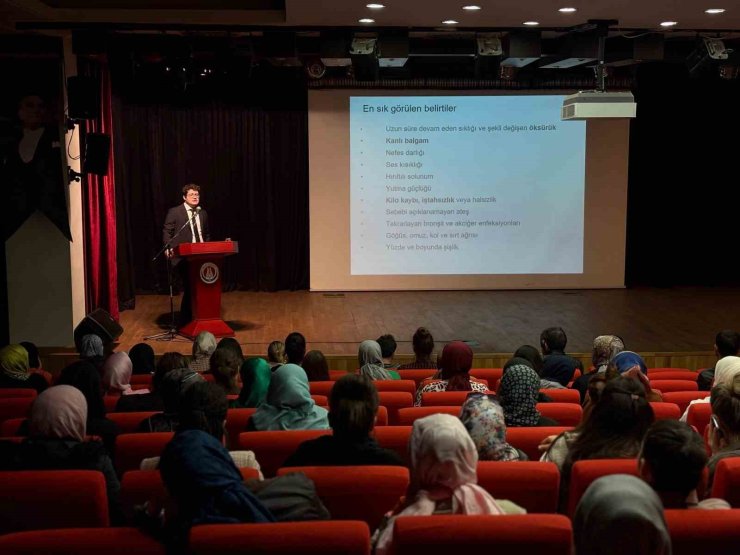 Sincan Belediyesi’nden diyabet ve akciğer kanseri farkındalık semineri