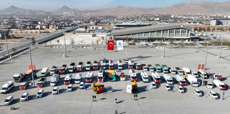 Selçuklu Belediyesi araç filosuna 71 araç daha ilave etti