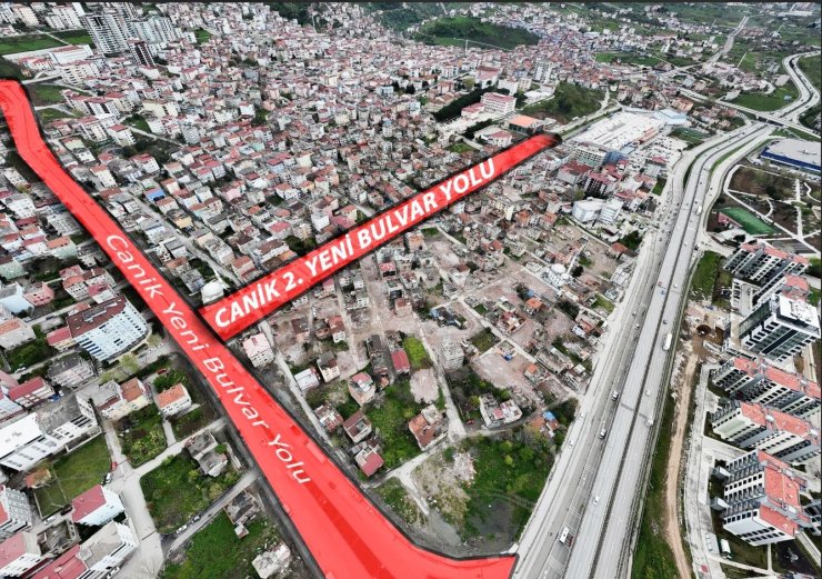 Başkan Sandıkçı: "Canik 2. Yeni Bulvar Yolu’nu ilçemize kazandırıyoruz"