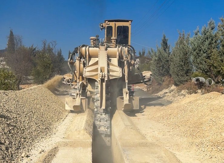 Burç’ta GASKİ’nin altyapı çalışmaları hızlandı