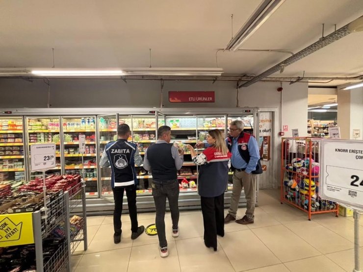 Osmaniye’de yüksek riskli gıdalara denetim