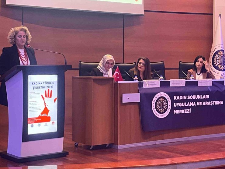 Erzurum’da "Kadına yönelik şiddetin izleri" paneli