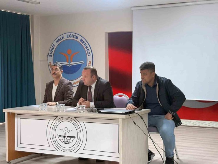 Şuhut’ta KHGB toplantısı