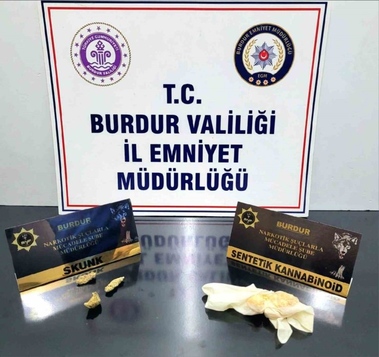 Burdur’da uyuşturucu operasyonu