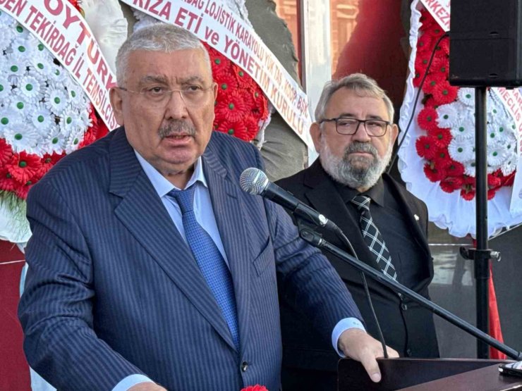 MHP Genel Başkan Yardımcısı Yalçın Tekirdağ’daki açılışta Terörsüz Türkiye sürecini değerlendirdi