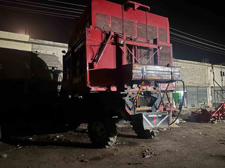 Şanlıurfa’da biçerdöverin 1 milyon TL değerindeki parçaları çalındı
