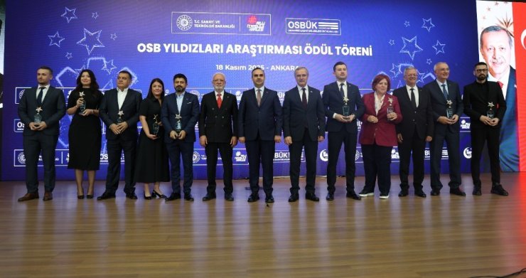 Mekap, OSB Yıldızları ödülüne layık görüldü