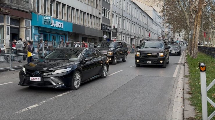 Papa 14. Leo, İznik’e gitmek için Atatürk Havalimanına hareket etti