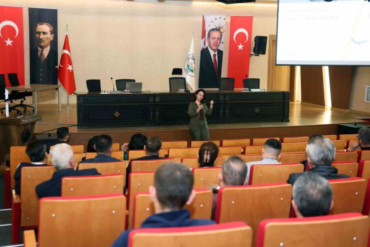 Talas’ta personele sigara bırakma eğitimi