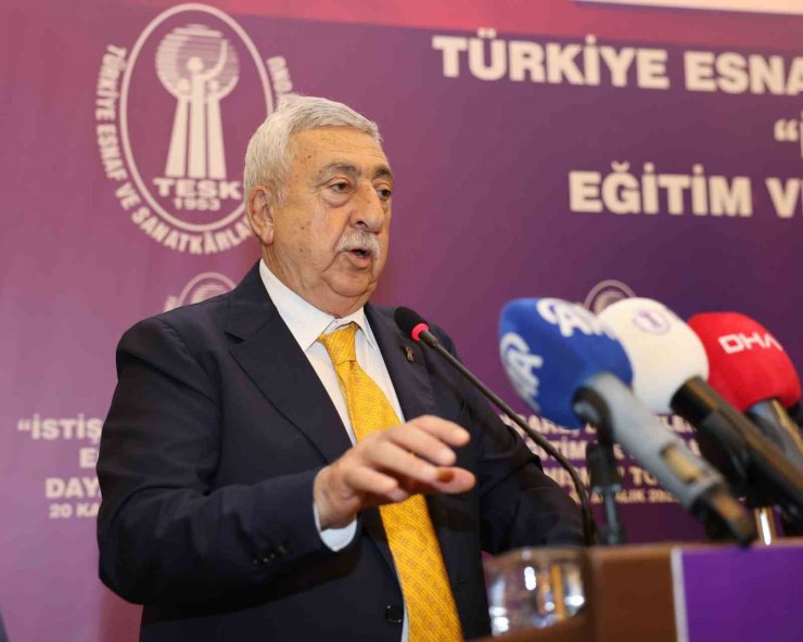 TESK Başkanı Palandöken: "Az kazanandan az, çok kazanandan çok vergi alınmalı"