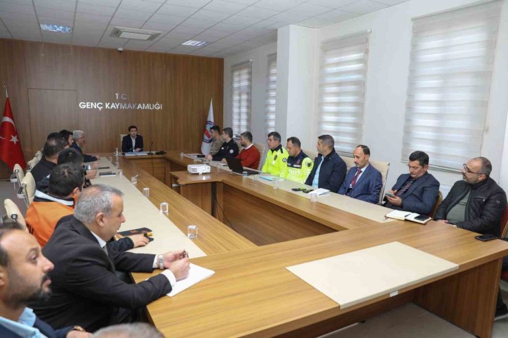 Genç’te kış tedbirleri ele alındı