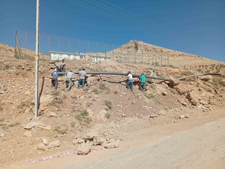 MARSU, Dargeçit’te içme suyu hattını rahatlatacak çalışmayı tamamladı