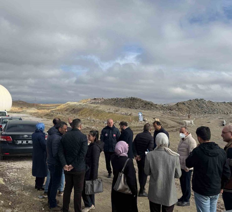 Bayburt’ta katı atık ve ambalaj atığı tesislerinde denetim yapıldı